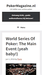 Mobile Screenshot of pokermagazine.nl