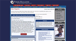 Desktop Screenshot of pokermagazine.com
